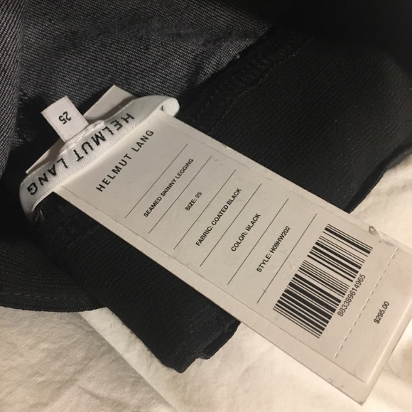 New Helmut Lang Seamed Skinny Front Zip Legging 25 - Picture 9 of 9
